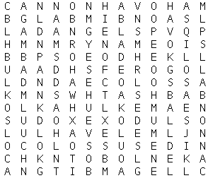 Word Find #1